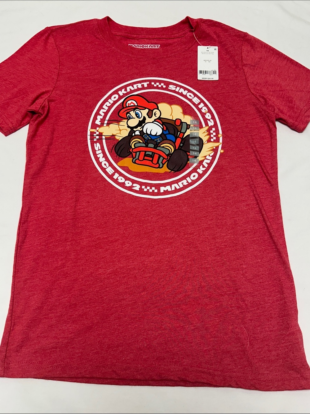 Nintendo Coral Mario Kart Short-Sleeve Tee